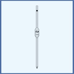 Volumetric pipette COLOR CODE, class B 2 ml EACH